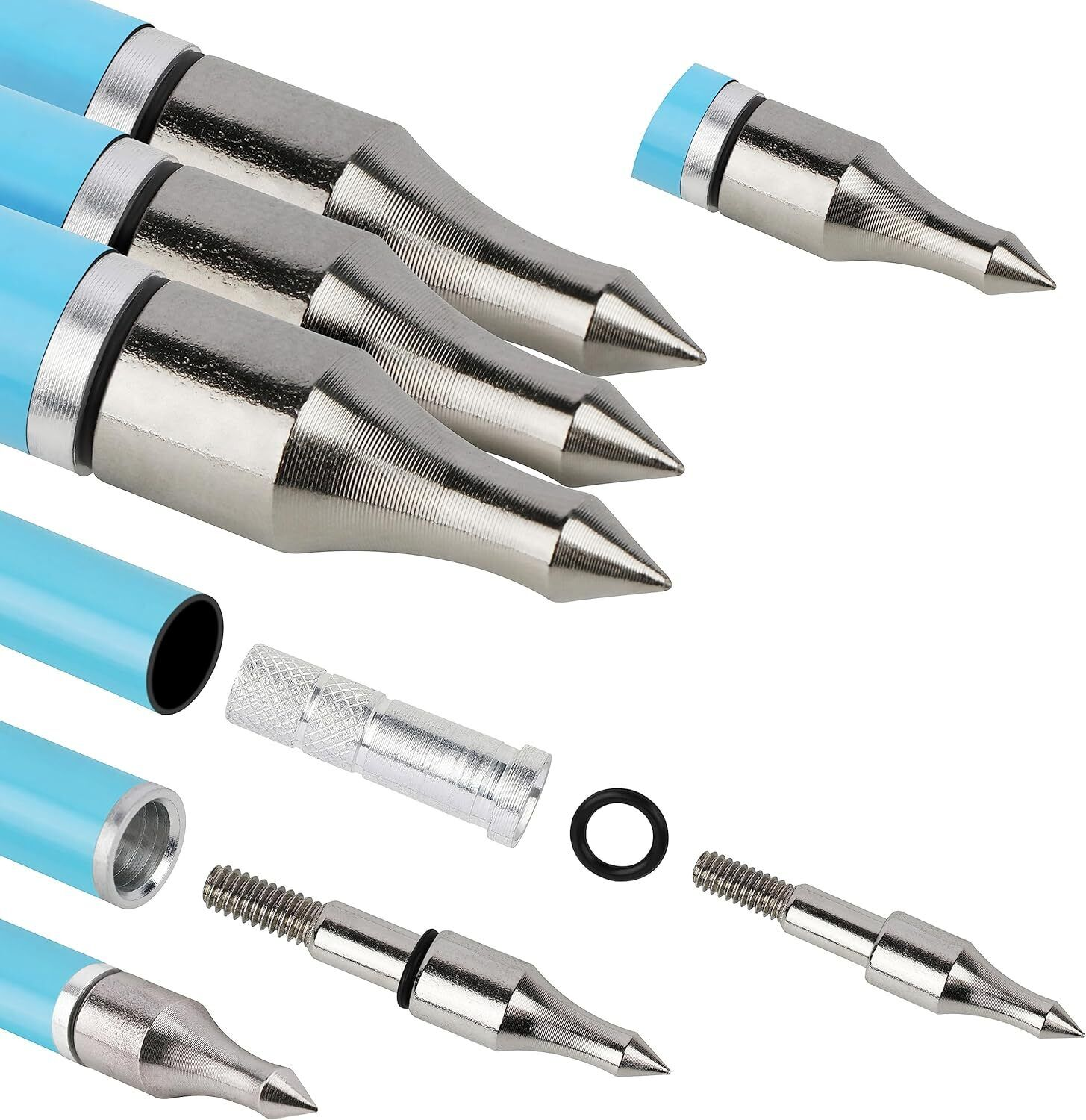 12pcs 30" Mixed Carbon Arrows Archery 4" Turkey Feather SP600 Arrowhead Bow Shooting Hunting